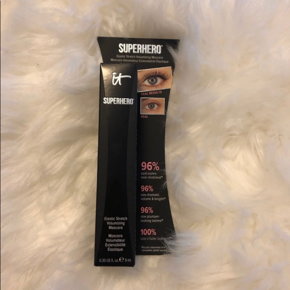 Never opened. ITcosmetics Super Hero Mascara